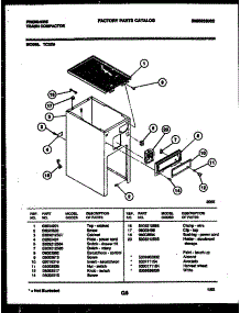 04 - Cabinet Parts parts for Frigidaire Compactor TC3D5 from AppliancePartsPros.com
