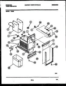 06 - Latch And Container Assembly parts for Frigidaire Compactor TC3D5 from AppliancePartsPros.com