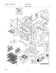 07 - Lower Oven parts for Electrolux Oven EW30EW6CGS6 from AppliancePartsPros.com
