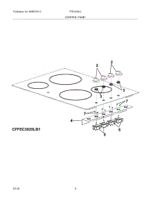03 - Controls parts for Frigidaire Cooktop FFEC3024LW1 from AppliancePartsPros.com