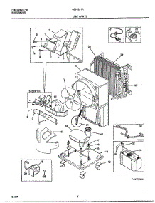 Unit parts for Frigidaire Dehumidifier 9330201 from AppliancePartsPros.com