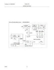 04 - Wiring Diagram parts for Frigidaire Dehumidifier FAD251NTB1 from AppliancePartsPros.com