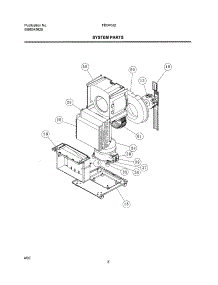 03 - System Parts parts for Frigidaire Dehumidifier FDD40J2 from AppliancePartsPros.com