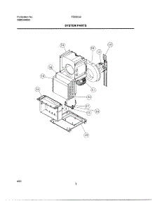 03 - System Parts parts for Frigidaire Dehumidifier FDD60J2 from AppliancePartsPros.com