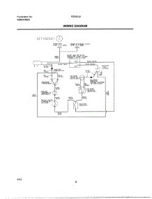 05 - Wiring Diagram parts for Frigidaire Dehumidifier FDD60J2 from AppliancePartsPros.com
