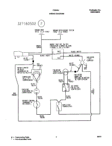 07 - Wiring Diagram parts for Frigidaire Dehumidifier FDD40J6 from AppliancePartsPros.com