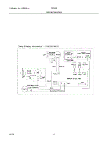 04 - Wiring Diagram parts for Frigidaire Dehumidifier FDR25S1A from AppliancePartsPros.com