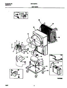 03 - Unit Parts parts for Frigidaire Dehumidifier MDDQ50FF2 from AppliancePartsPros.com