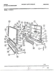 Door / Thermostat parts for Frigidaire Dishwasher 61-1043-10 from AppliancePartsPros.com