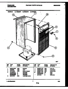03 - Cabinet And Control Parts parts for Frigidaire Dehumidifier FED25P2 from AppliancePartsPros.com