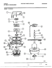 Upper Spray Arm Assy parts for Frigidaire Dishwasher 61-1043-10 from AppliancePartsPros.com