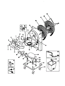 03 - Unit Parts parts for Frigidaire Dehumidifier MDH25TF3 from AppliancePartsPros.com