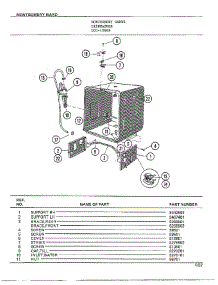 Dishwasher Page 2 parts for Frigidaire Dishwasher 1266B from AppliancePartsPros.com