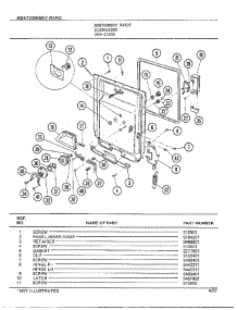Dishwasher Page 6 parts for Frigidaire Dishwasher 1266B from AppliancePartsPros.com