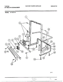 Front Frame Assy parts for Frigidaire Dishwasher 61-1073-10 from AppliancePartsPros.com