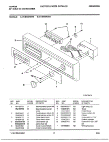 24" Built-In Dishwasher Page 2 parts for Frigidaire Dishwasher 68-1085 from AppliancePartsPros.com