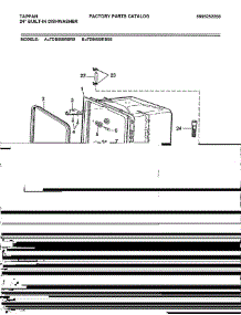 24" Built-In Dishwasher Page 6 parts for Frigidaire Dishwasher 68-1085 from AppliancePartsPros.com