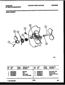 03 - Cam parts for Frigidaire Dishwasher DW5800PW1 from AppliancePartsPros.com