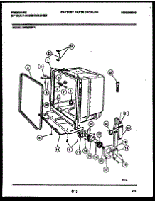 05 - Tub And Frame Parts parts for Frigidaire Dishwasher DW5800PW1 from AppliancePartsPros.com