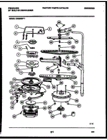 06 - Motor Pump Parts parts for Frigidaire Dishwasher DW5800PW1 from AppliancePartsPros.com