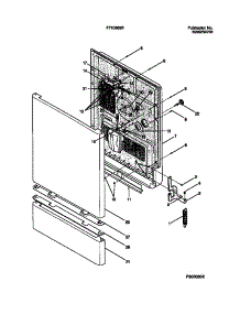 04 - Door Details parts for Frigidaire Dishwasher F71C663BS0 from AppliancePartsPros.com