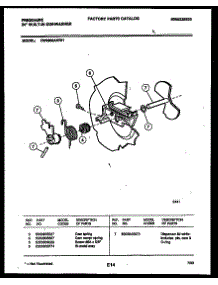 03 - Cam parts for Frigidaire Dishwasher DW6500AWW1 from AppliancePartsPros.com