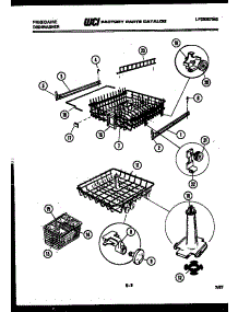 06 - Racks And Trays parts for Frigidaire Dishwasher DWF600EW1 from AppliancePartsPros.com