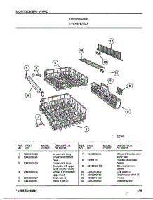 Dishwasher Page 11 parts for Frigidaire Dishwasher 1081-000A from AppliancePartsPros.com