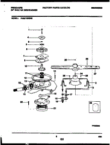 06 - Motor Pump Parts parts for Frigidaire Dishwasher FDB212RBM0 from AppliancePartsPros.com