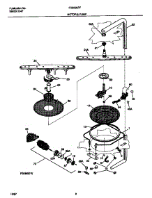 05 - Motor & Pump parts for Frigidaire Dishwasher FDB635RFS3 from AppliancePartsPros.com