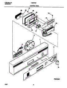 02 - Control Panel parts for Frigidaire Dishwasher FDB679GFW3 from AppliancePartsPros.com