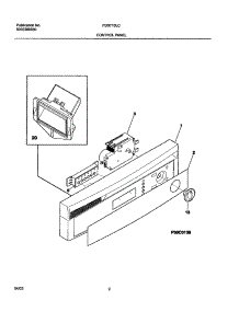 03 - Control Panel parts for Frigidaire Dishwasher FDB710LCQ0 from AppliancePartsPros.com