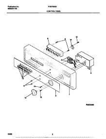 02 - Control Panel parts for Frigidaire Dishwasher FDB768GEW0 from AppliancePartsPros.com