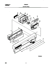 02 - Control Panel parts for Frigidaire Dishwasher FDB836GFS4 from AppliancePartsPros.com