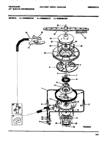 06 - Motor parts for Frigidaire Dishwasher FDB898GCS0 from AppliancePartsPros.com