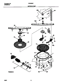 05 - Motor & Pump parts for Frigidaire Dishwasher FDB989GFC0 from AppliancePartsPros.com