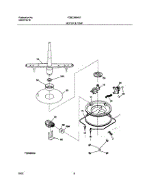 09 - Motor & Pump parts for Frigidaire Dishwasher FDBC24BAS1 from AppliancePartsPros.com