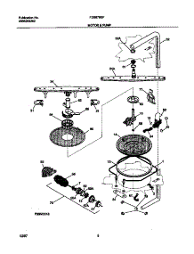 05 - Motor & Pump parts for Frigidaire Dishwasher FDB979GFC0 from AppliancePartsPros.com