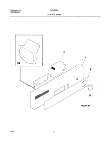 03 - Control Panel parts for Frigidaire Dishwasher GLDB653AS2 from AppliancePartsPros.com