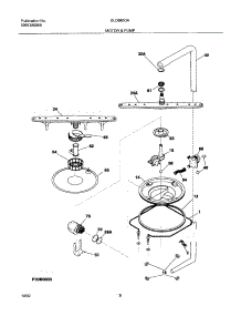 09 - Motor & Pump parts for Frigidaire Dishwasher GLDB653AS2 from AppliancePartsPros.com