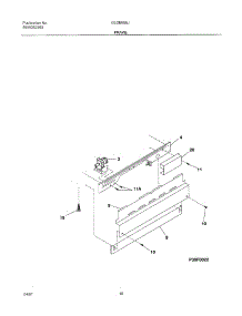 11 - Frame parts for Frigidaire Dishwasher GLDB656JS1 from AppliancePartsPros.com