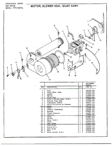 Motor / Blower Housing / Idler Assy parts for Frigidaire Dryer 8287A from AppliancePartsPros.com