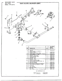Gas Valve And Burner parts for Frigidaire Dryer 8287A from AppliancePartsPros.com