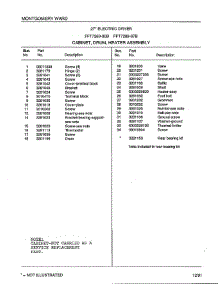 Cabinet / Drum / Heater Assembly Page 2 parts for Frigidaire Dryer 7289-87B from AppliancePartsPros.com
