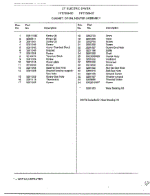 Cabinet, Drum, Heater Assembly Page 2 parts for Frigidaire Dryer 7599-87 from AppliancePartsPros.com