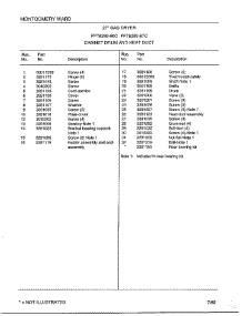 Cabinet Drum And Heat Duct Page 2 parts for Frigidaire Dryer 8289-80C from AppliancePartsPros.com
