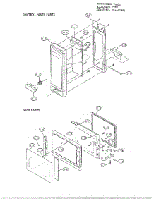 Complete Microwave Oven parts for Frigidaire Dryer 8287A from AppliancePartsPros.com