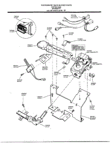 Burner parts for Frigidaire Dryer 8347A from AppliancePartsPros.com
