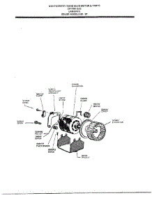 Main Motor parts for Frigidaire Dryer 8347A from AppliancePartsPros.com
