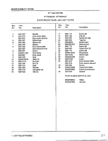 Door Front Panel And Lint Filter Page 2 parts for Frigidaire Dryer 8599-87 from AppliancePartsPros.com